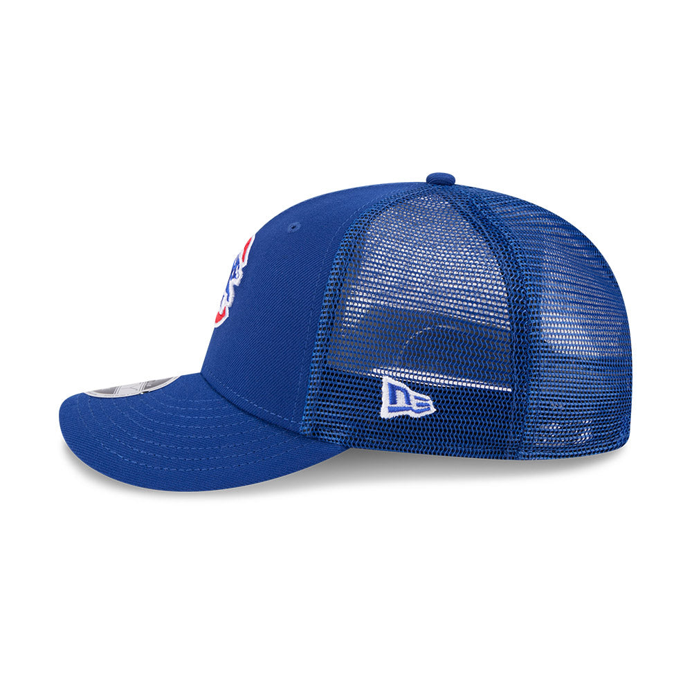 Chicago Cubs New Era 9FIFTY Low Profile Royal Crawl Bear Adjustable Trucker Hat product image 4, provided for visual