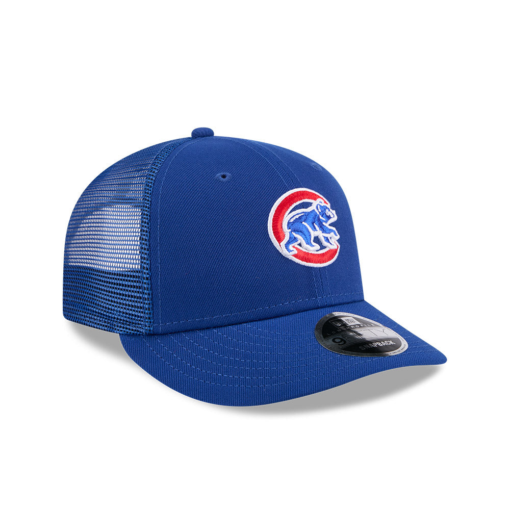 Chicago Cubs New Era 9FIFTY Low Profile Royal Crawl Bear Adjustable Trucker Hat product image 3, provided for visual
