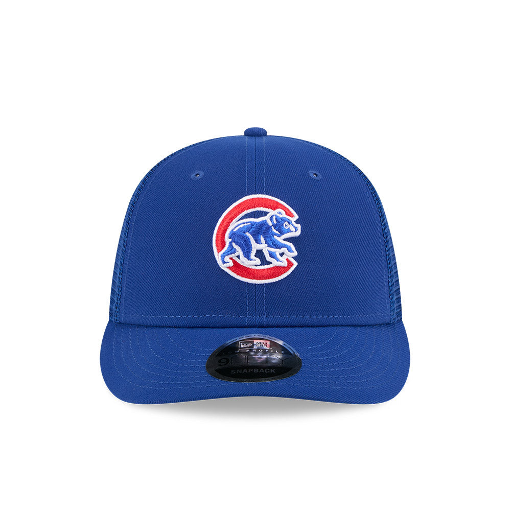 Chicago Cubs New Era 9FIFTY Low Profile Royal Crawl Bear Adjustable Trucker Hat product image 2, provided for visual