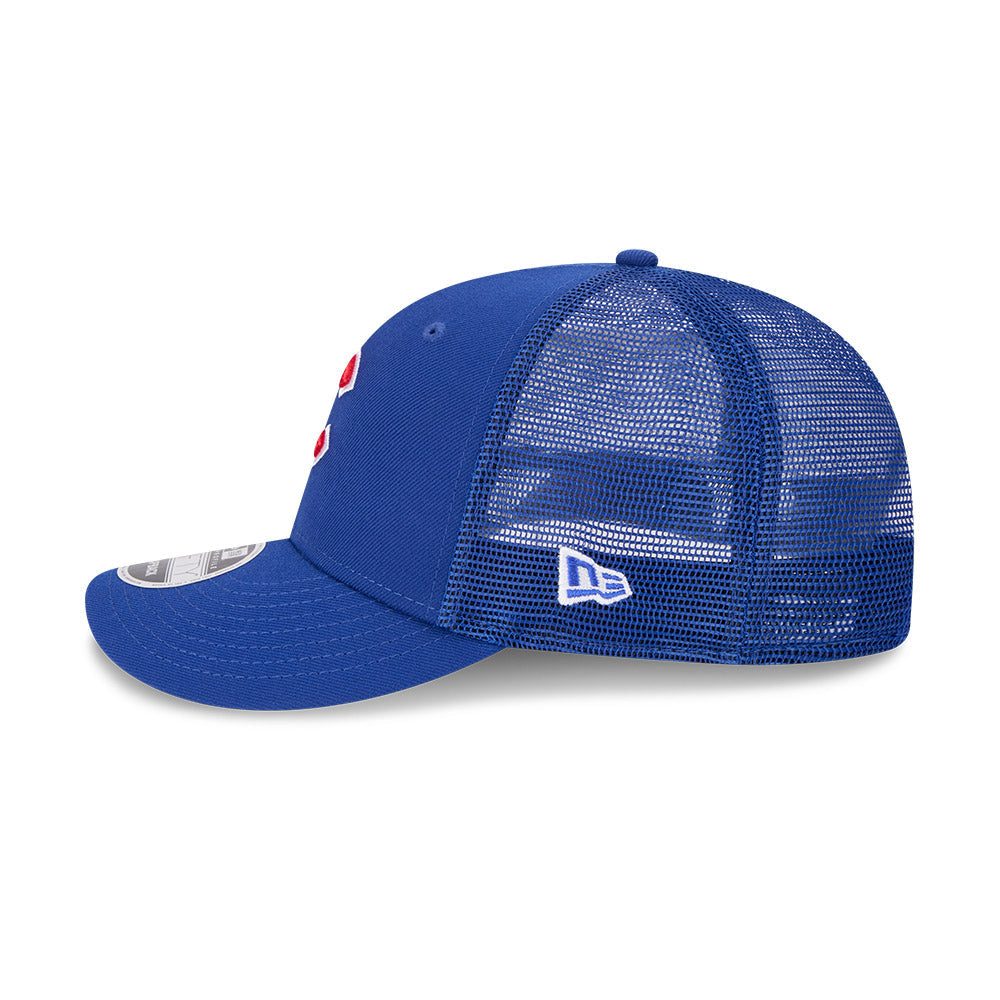 Chicago Cubs New Era 9FIFTY Low Profile Royal Trucker Adjustable Hat product image 5, provided for visual reference and