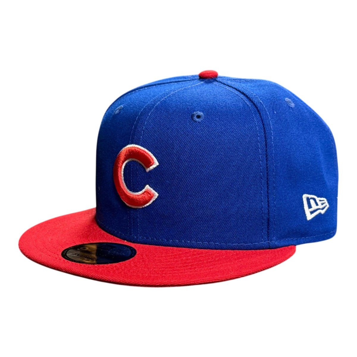 Chicago Cubs New Era 9FIFTY Red Bill Snapback Hat product image 3, provided for visual reference and product detail review