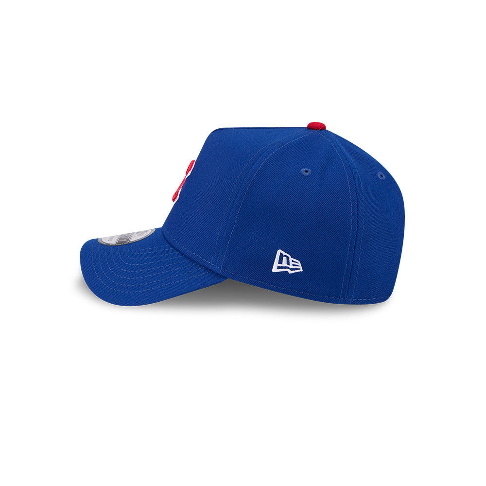 Chicago Cubs New Era 9FORTY A-Frame Royal Home Adjustable Hat product image 5, provided for visual reference and product