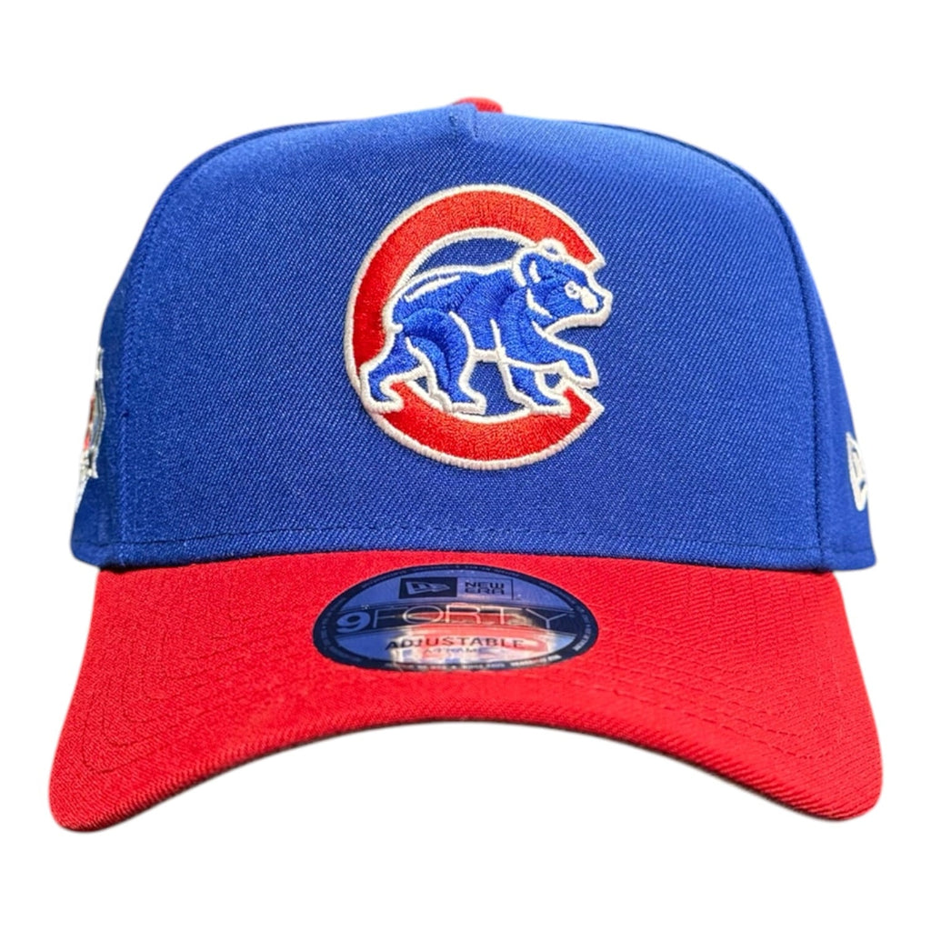 Chicago Cubs New Era 9FORTY A-Frame Royal/Red Crawl Bear 150th Anniversary Adjustable Hat product image 2, provided for