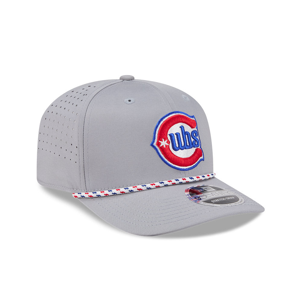 Chicago Cubs New Era 9SEVENTY Grey Sport Rope Alt 2 Snapback Hat product image 3, provided for visual reference and product