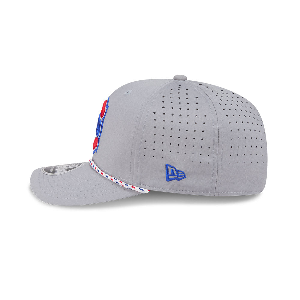 Chicago Cubs New Era 9SEVENTY Grey Sport Rope Alt 2 Snapback Hat product image 4, provided for visual reference and product