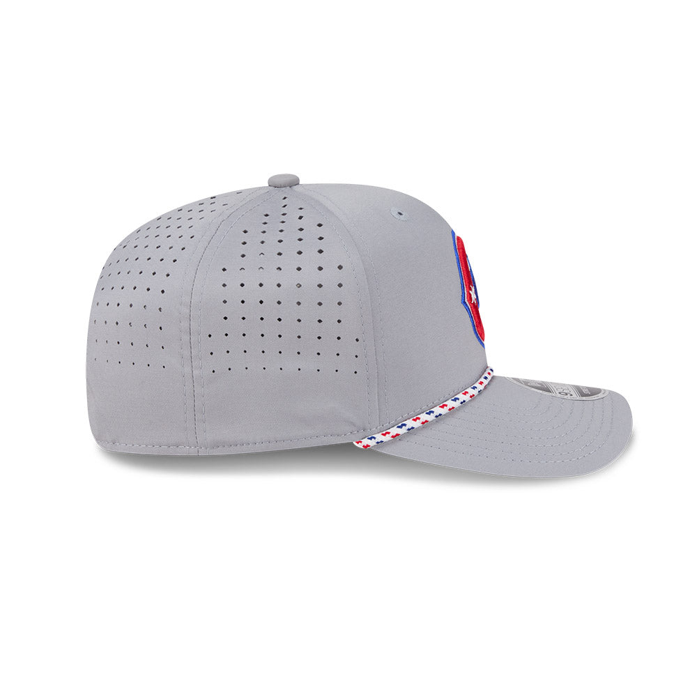 Chicago Cubs New Era 9SEVENTY Grey Sport Rope Alt 2 Snapback Hat product image 5, provided for visual reference and product