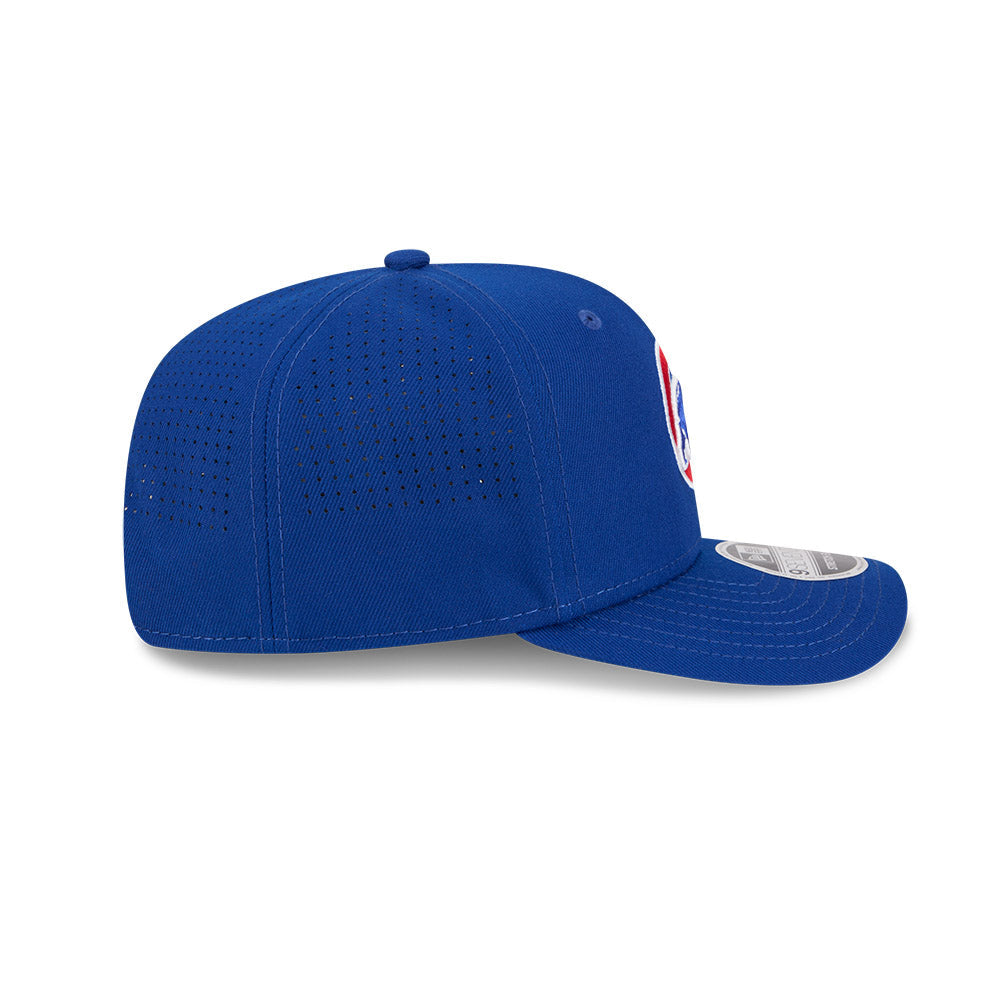 Chicago Cubs New Era Royal 9SEVENTY EG Perforated Stretch-Snap Adjustable Hat product image 5, provided for visual reference