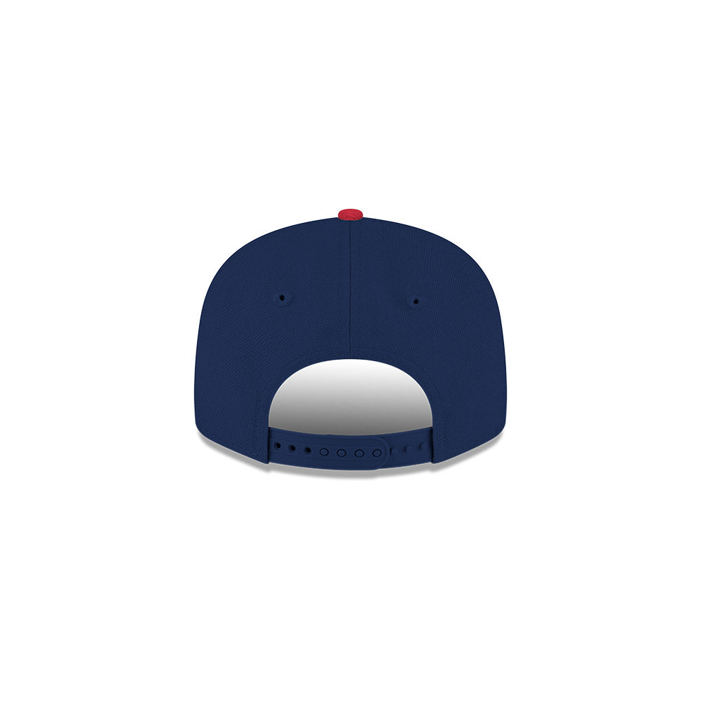 Chicago Cubs New Era Youth Navy/Sky Rock Bear 9FIFTY Snapback Hat product image 4, provided for visual reference and product
