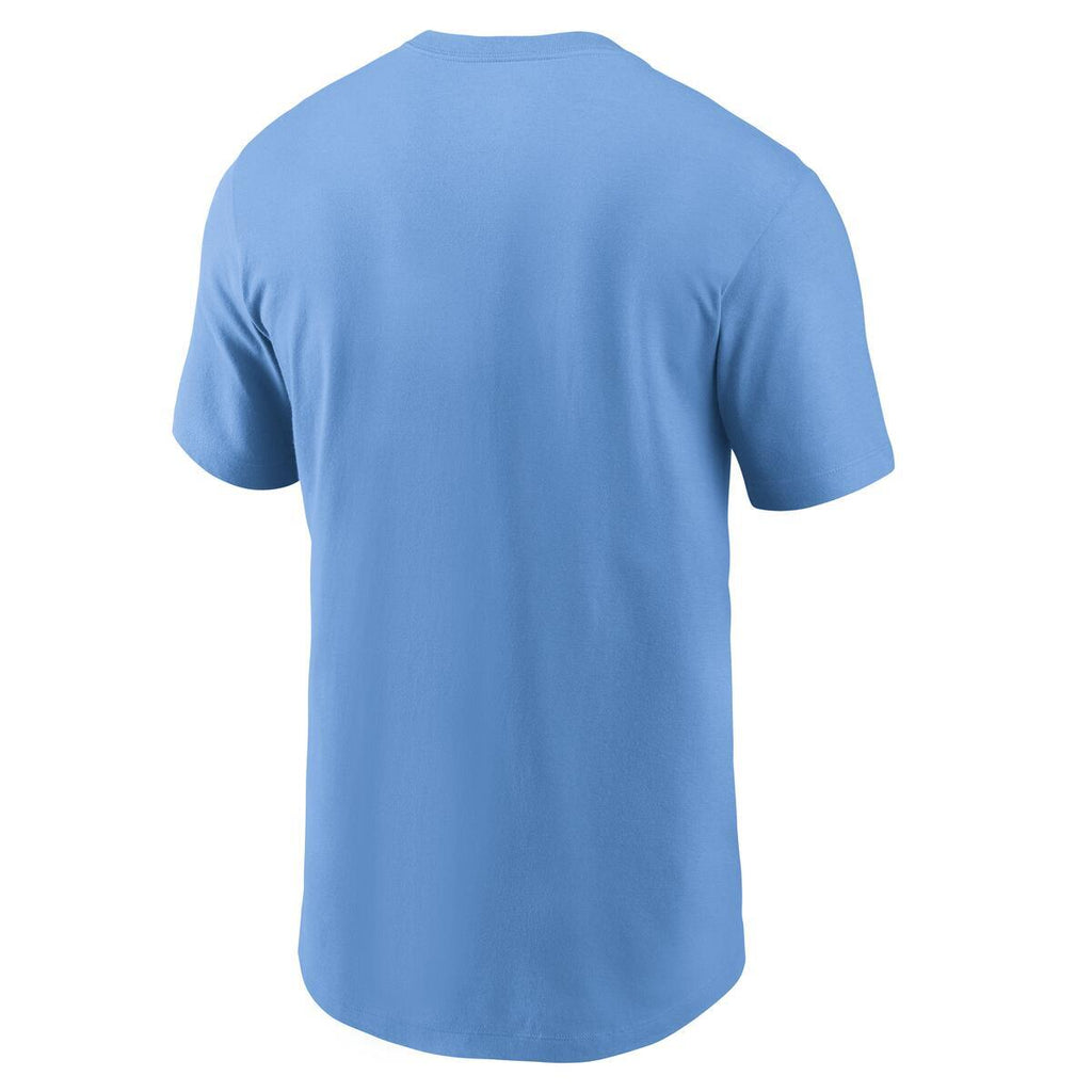 Chicago Cubs Nike Valor Blue “Cubbies” Rockbear T-Shirt product image 3, provided for visual reference and product detail