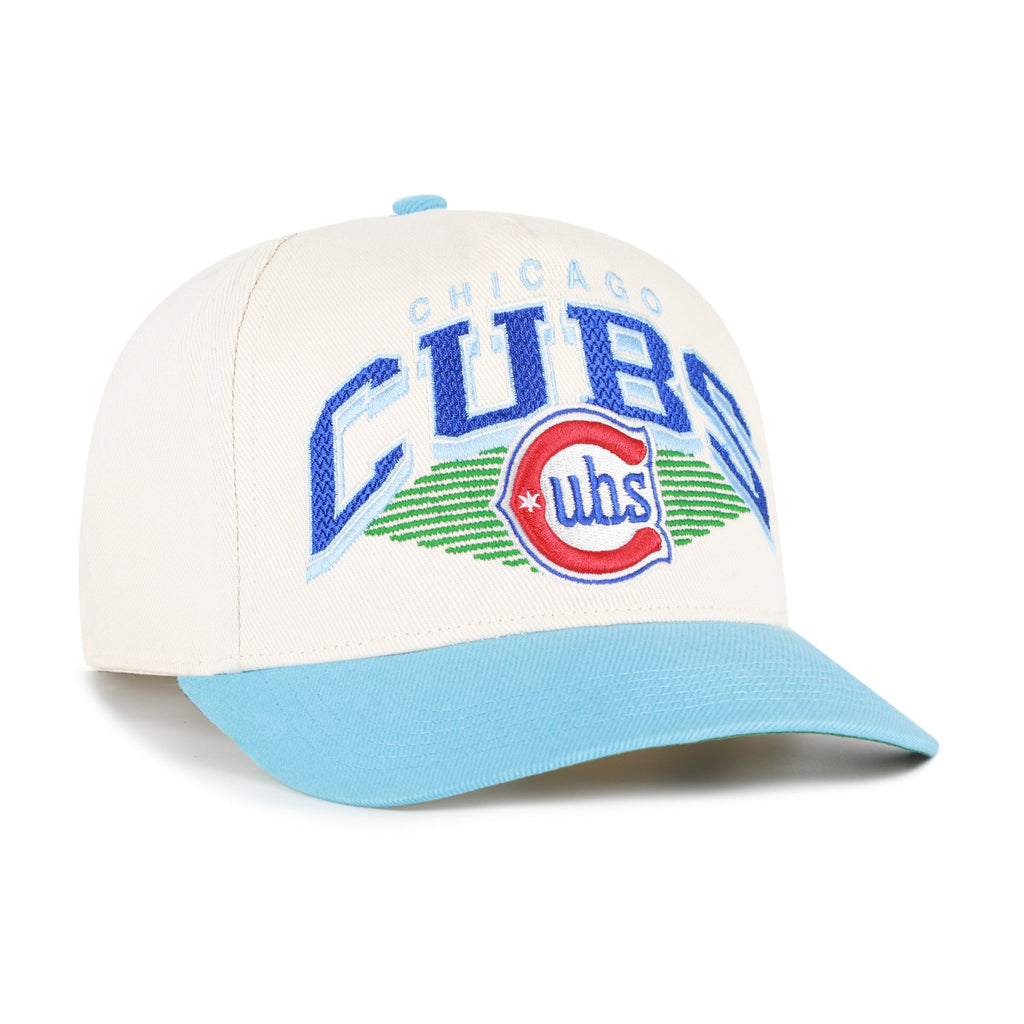 Chicago Cubs Pomona Alt 2 Natural/Baby Blue '47 Hitch Adjustable Hat product image 2, provided for visual reference and