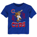 Chicago Cubs Toddler Clark Mascot Royal T-Shirt product image 1, provided for visual reference and product detail review