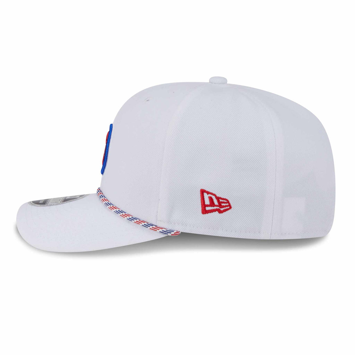 Chicago Cubs White New Era 9SEVENTY Multi Rope Stretch-Snap Adjustable Hat product image 4, provided for visual reference