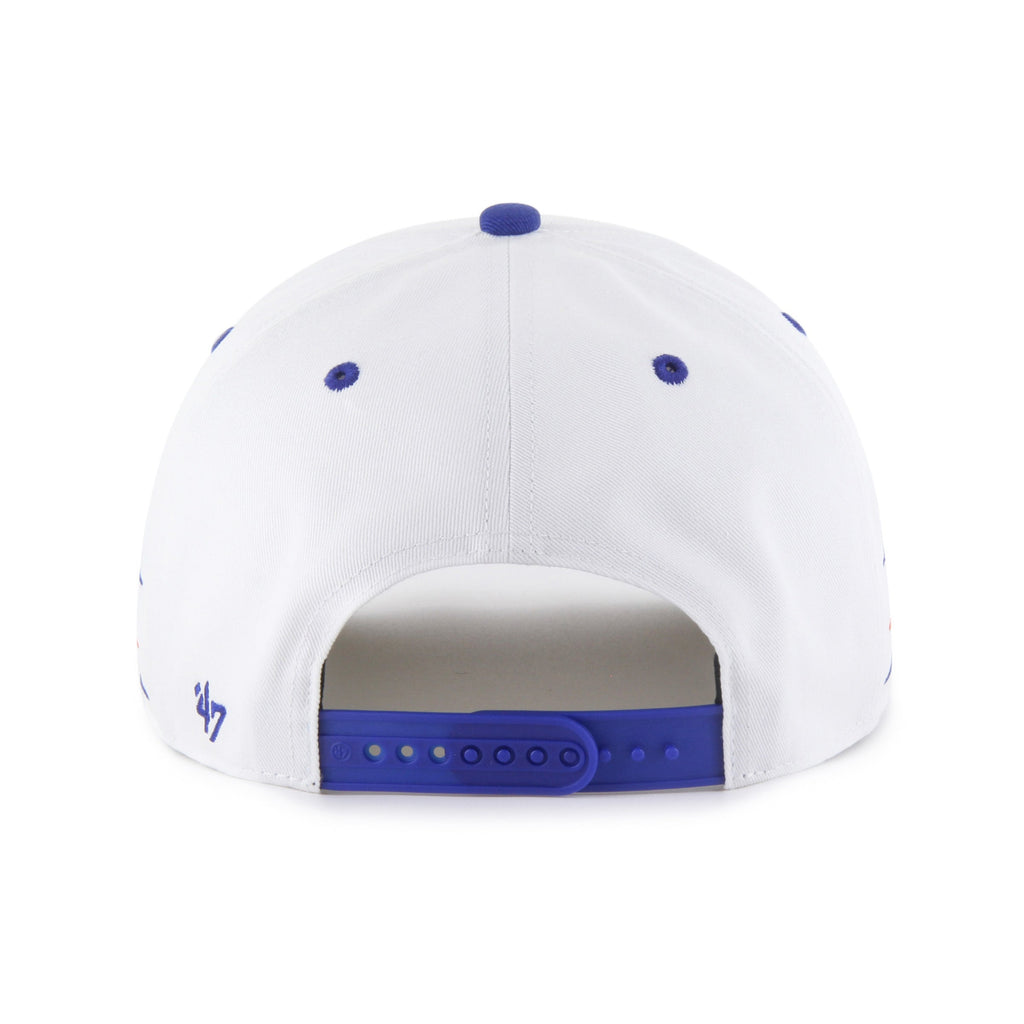 Chicago Cubs White/Royal Diamond Cut '47 Hitch Adjustable Hat product image 6, provided for visual reference and product