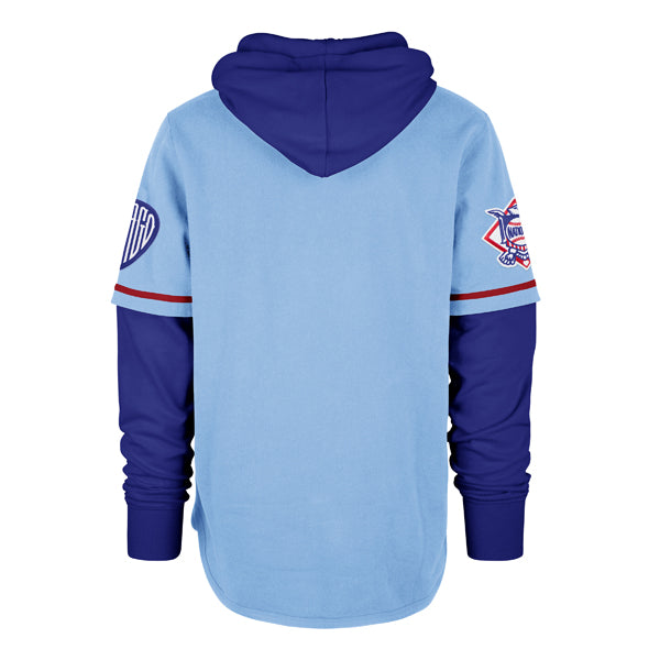 Chicago Cubs '47 Alt 2 Threefold Seventies Shortstop Hoodie product image 2, provided for visual reference and product
