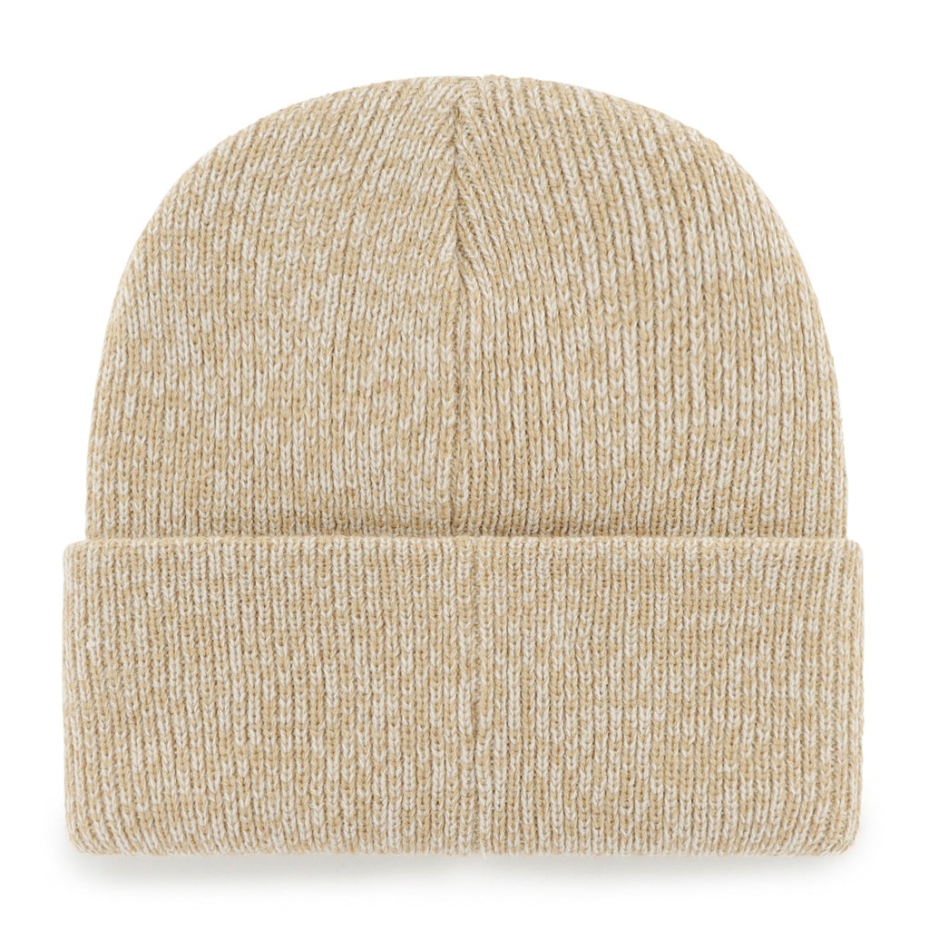 Chicago Cubs '47 Brain Freeze Alt Logo Khaki Cuffed Knit Hat product image 2, provided for visual reference and product