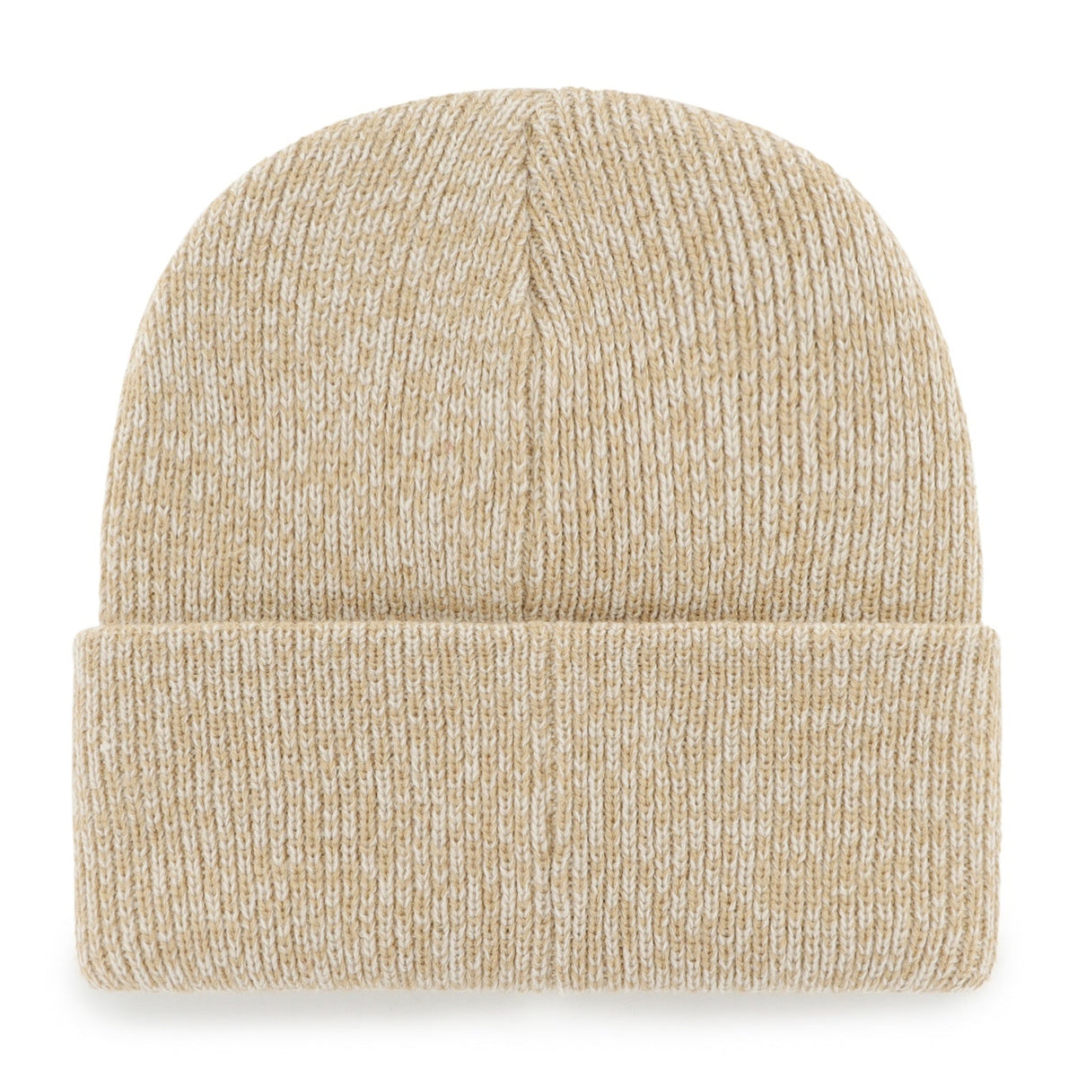 Chicago Cubs '47 Brain Freeze Alt Logo Khaki Cuffed Knit Hat product image 2, provided for visual reference and product