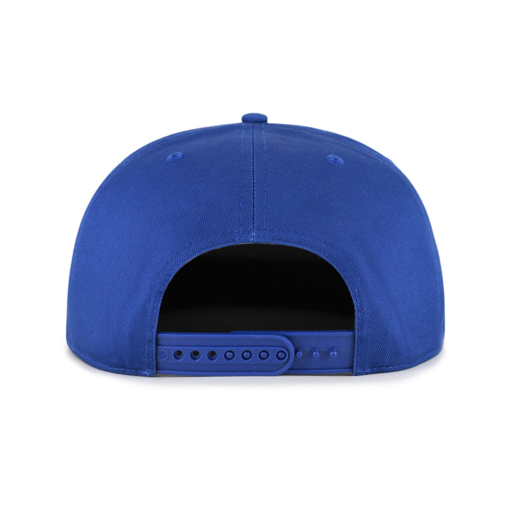 Chicago Cubs '47 Captain Royal Horizon Line Snapback Hat product image 3, provided for visual reference and product detail
