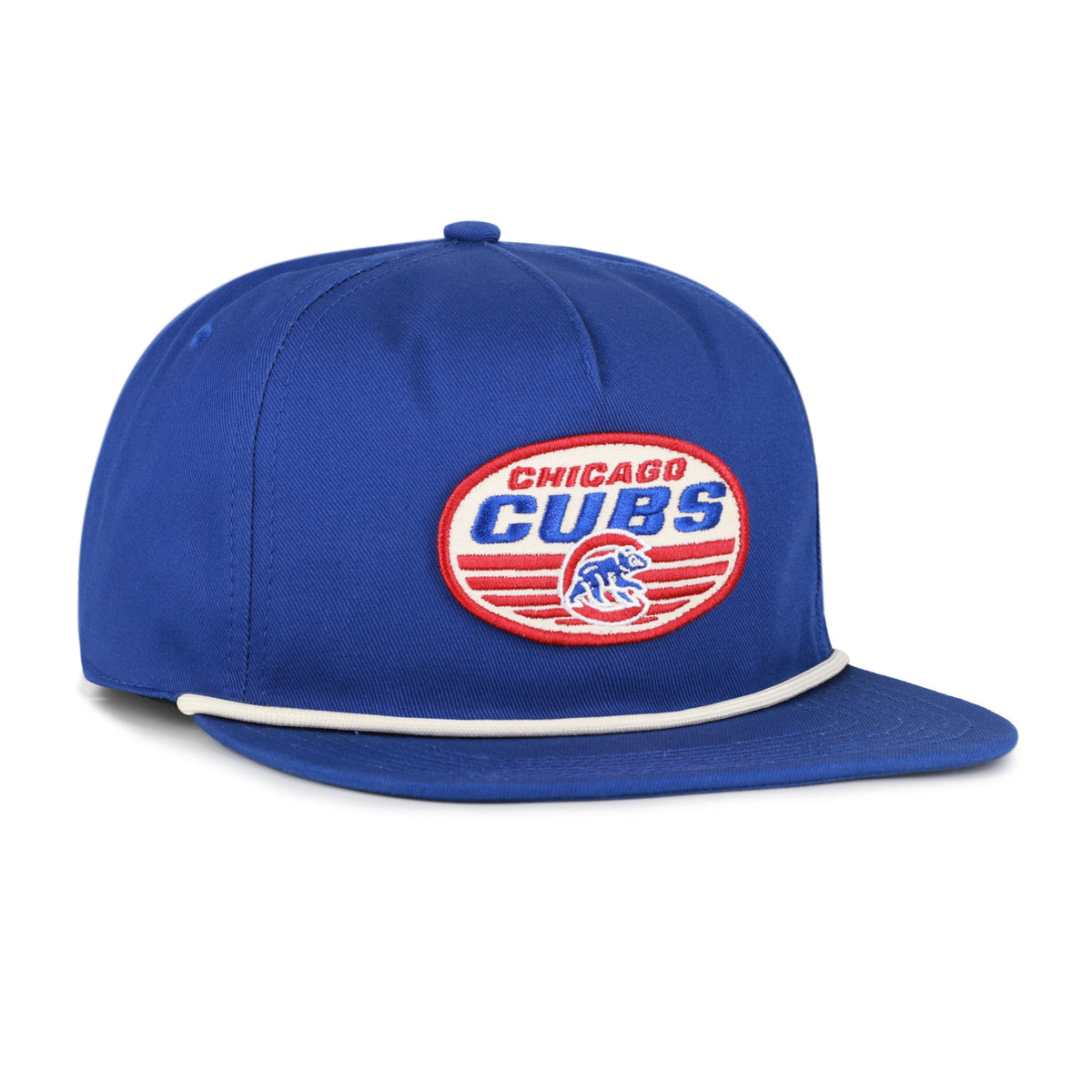 Chicago Cubs '47 Captain Royal Horizon Line Snapback Hat product image 2, provided for visual reference and product detail