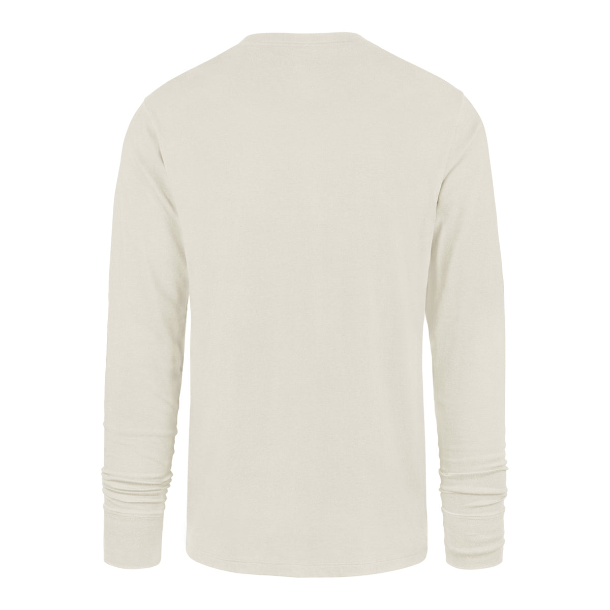 Chicago Cubs '47 Straight Shot Two Natural Long Sleeve T-Shirt product image 2, provided for visual reference and product