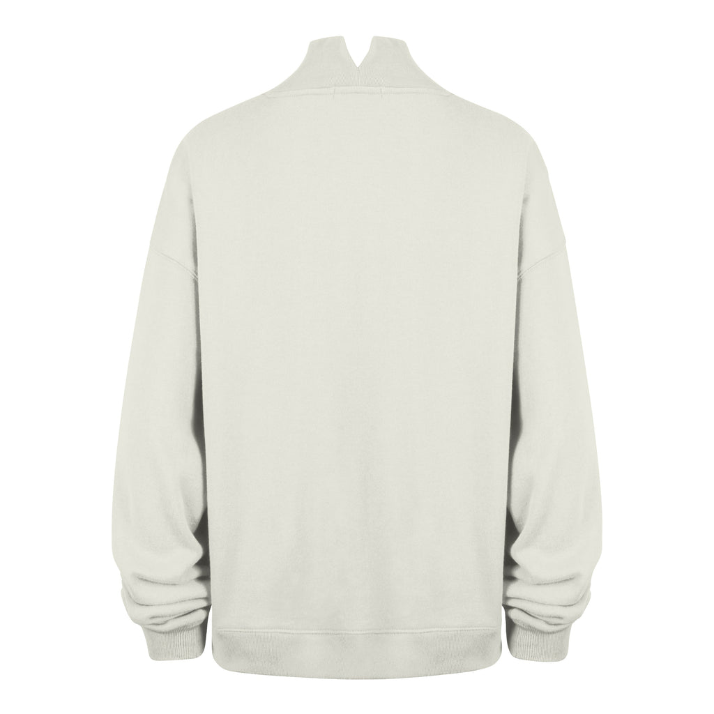 Chicago Cubs '47 Women Dune Subtle Muse Mock Neck Pullover Sweatshirt product image 2, provided for visual reference and