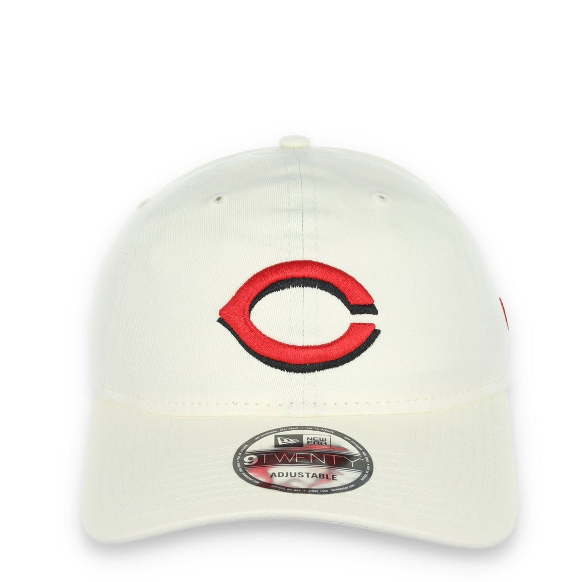 New Era Cincinnati Reds Core Classic 2.0 9Twenty Adjustable Hat-Ivory product image 1, provided for visual reference and