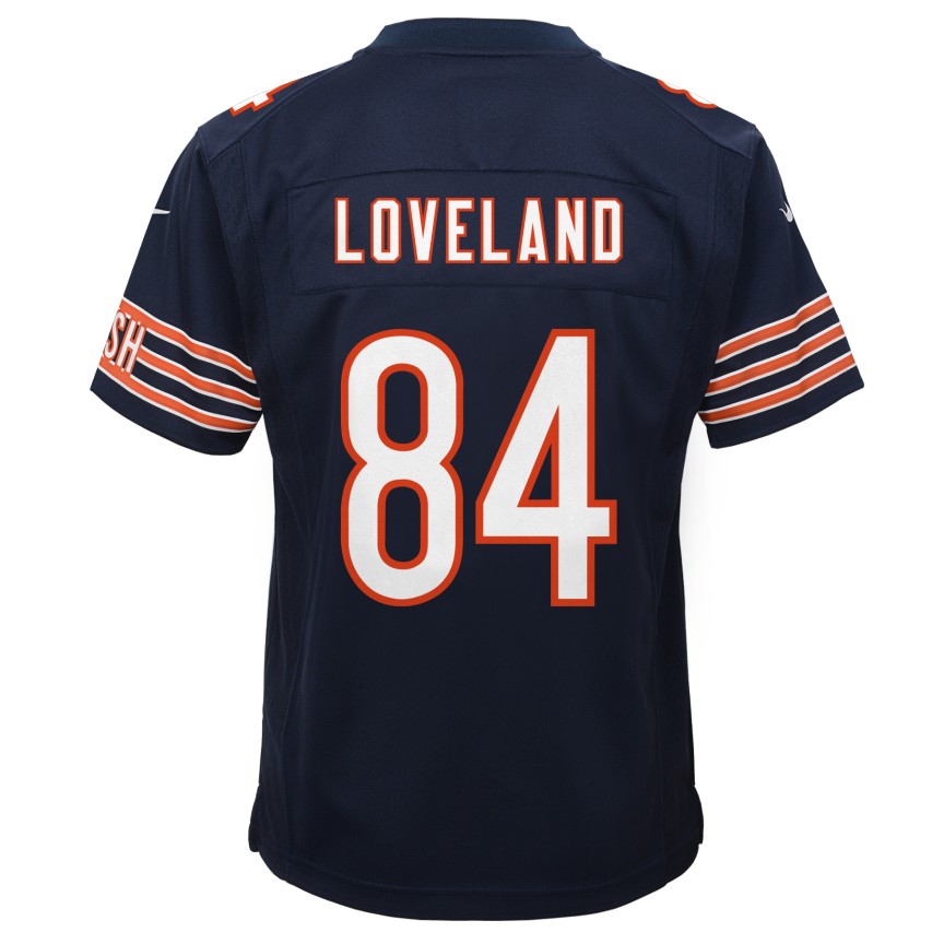 Colston Loveland Chicago Bears Nike Youth Navy Home Jersey product image 2, provided for visual reference and product detail