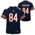 Colston Loveland Chicago Bears Nike Youth Navy Home Jersey product image 1, provided for visual reference and product detail