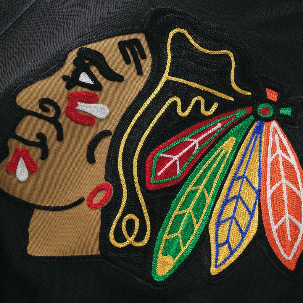 Connor Bedard Chicago Blackhawks Fanatics Premium Black Alternate Jersey product image 4, provided for visual reference and