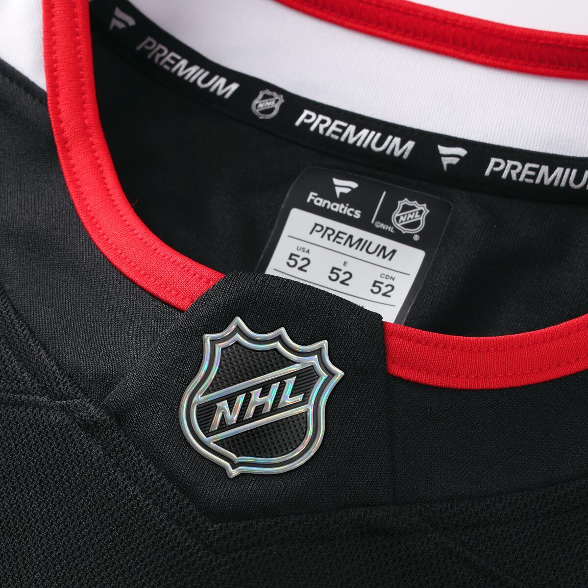 Connor Bedard Chicago Blackhawks Fanatics Premium Black Alternate Jersey product image 5, provided for visual reference and