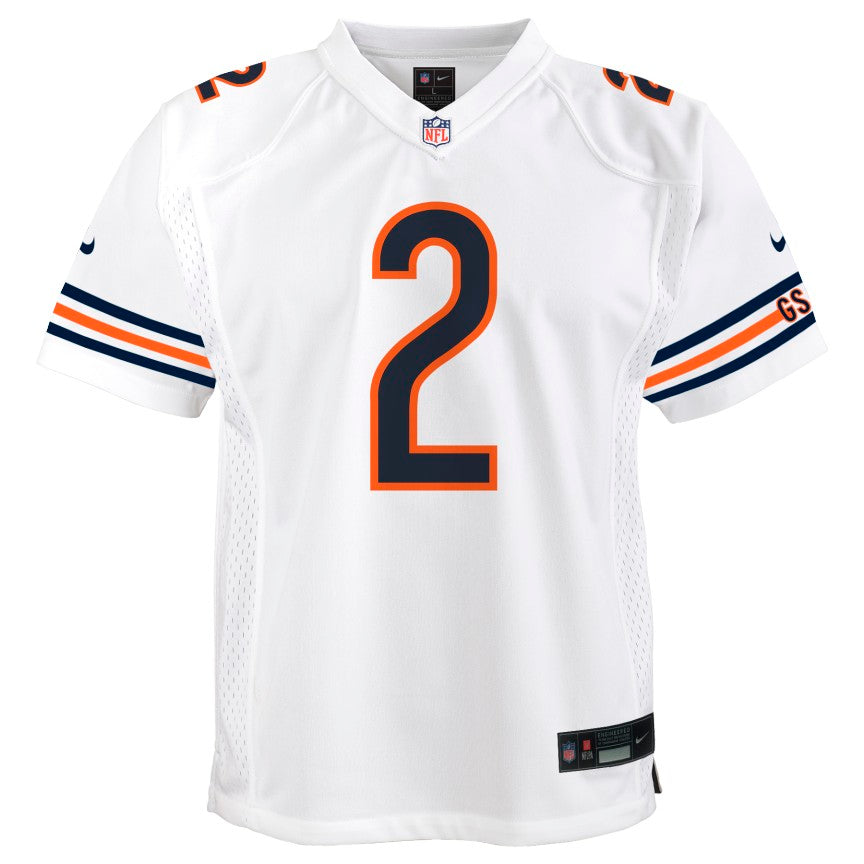 D.J. Moore Chicago Bears Nike Youth White Game Jersey product image 3, provided for visual reference and product detail