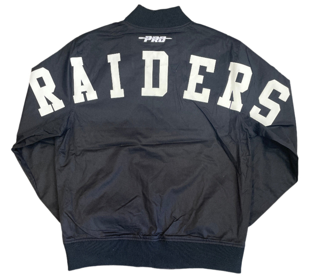Pro Standard 'Las Vegas Raiders Wingspan Twill Jacket- Black product image 2, provided for visual reference and product