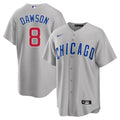 Andre Dawson Chicago Cubs Road Gray Men Replica Jersey product image 1, provided for visual reference and product detail