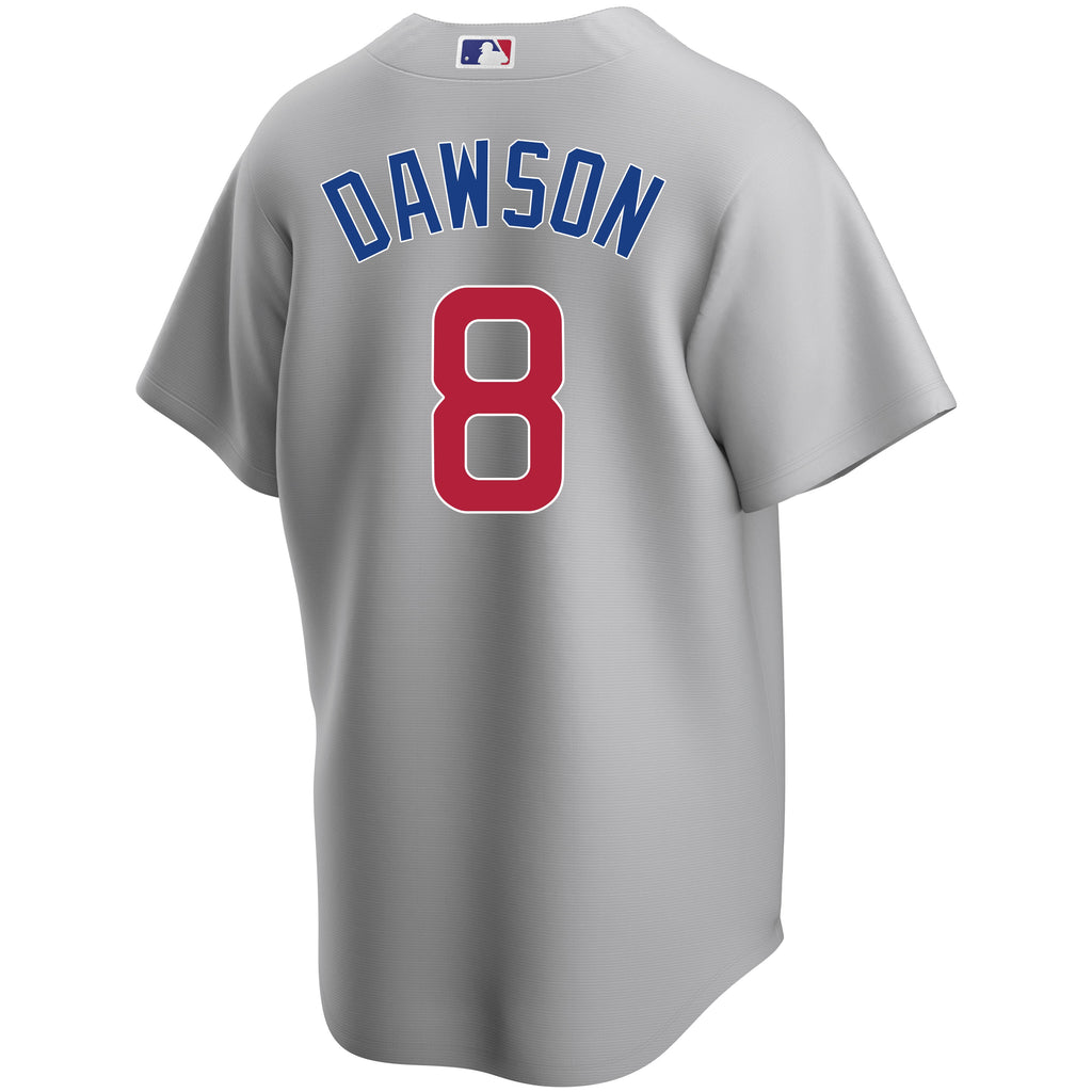 Andre Dawson Chicago Cubs Road Gray Men Replica Jersey product image 2, provided for visual reference and product detail