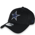 Dallas Cowboys New Era Mens Neo 39Thirty Hat-BLACK product image 1, provided for visual reference and product detail review