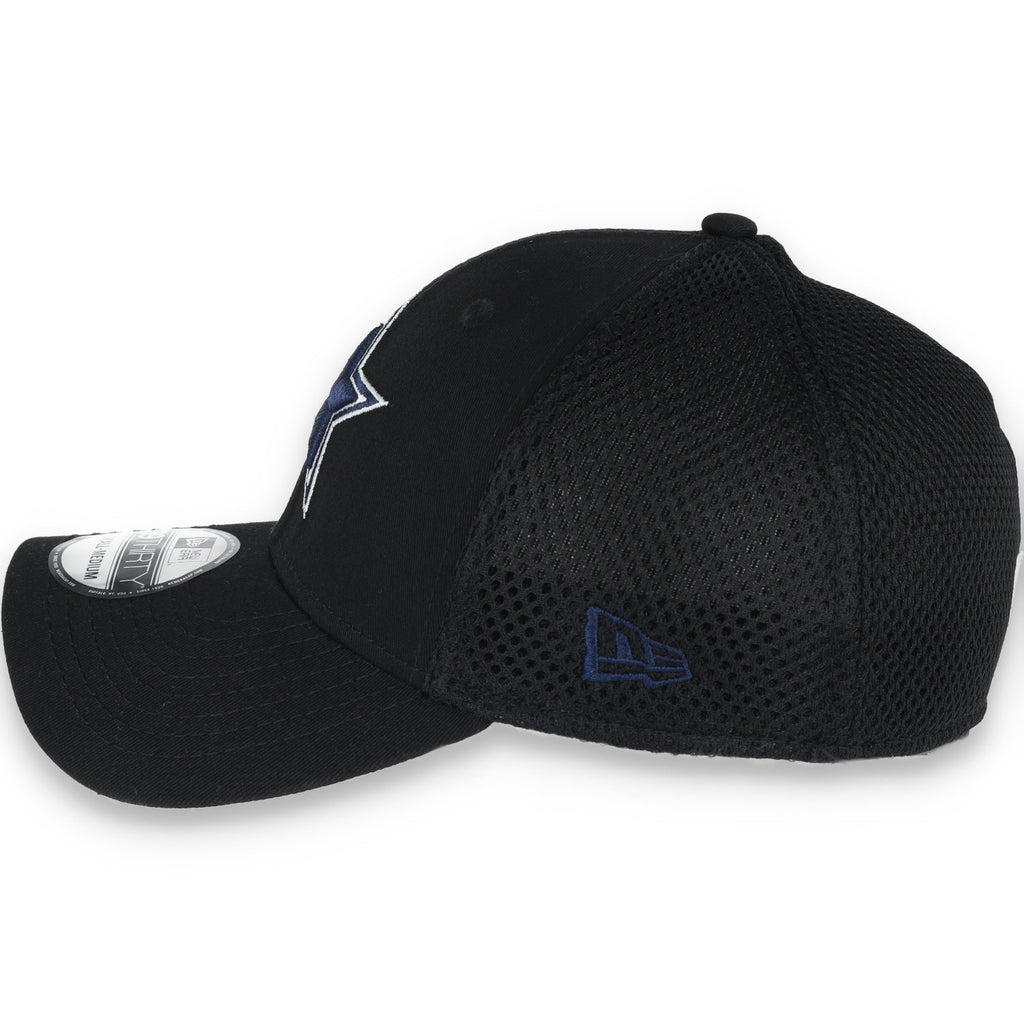 Dallas Cowboys New Era Mens Neo 39Thirty Hat-BLACK product image 6, provided for visual reference and product detail review