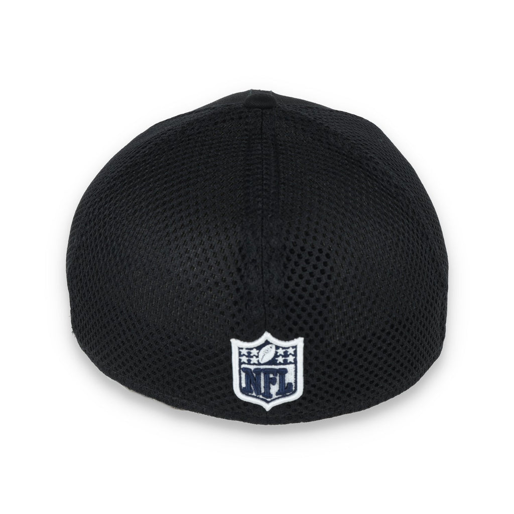 Dallas Cowboys New Era Mens Neo 39Thirty Hat-BLACK product image 5, provided for visual reference and product detail review