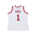 Derrick Rose Chicago Bulls Mitchell & Ness White Swingman Jersey product image 1, provided for visual reference and product