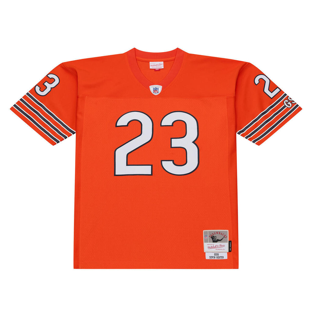 Devin Hester Chicago Bears Mitchell & Ness Orange Legacy Jersey product image 2, provided for visual reference and product