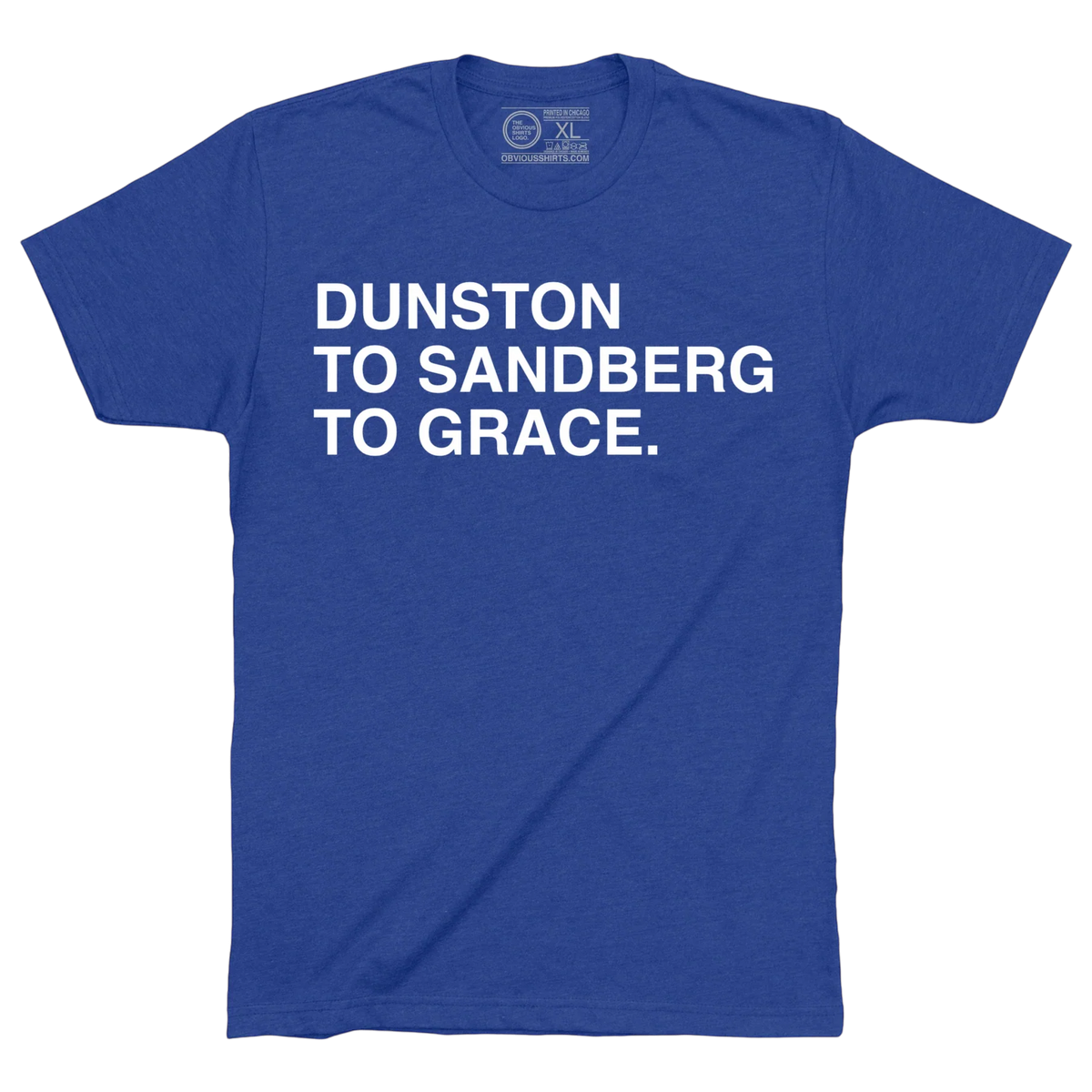 Dunston to Sandberg to Grace by Obvious Shirts product image 1, provided for visual reference and product detail review