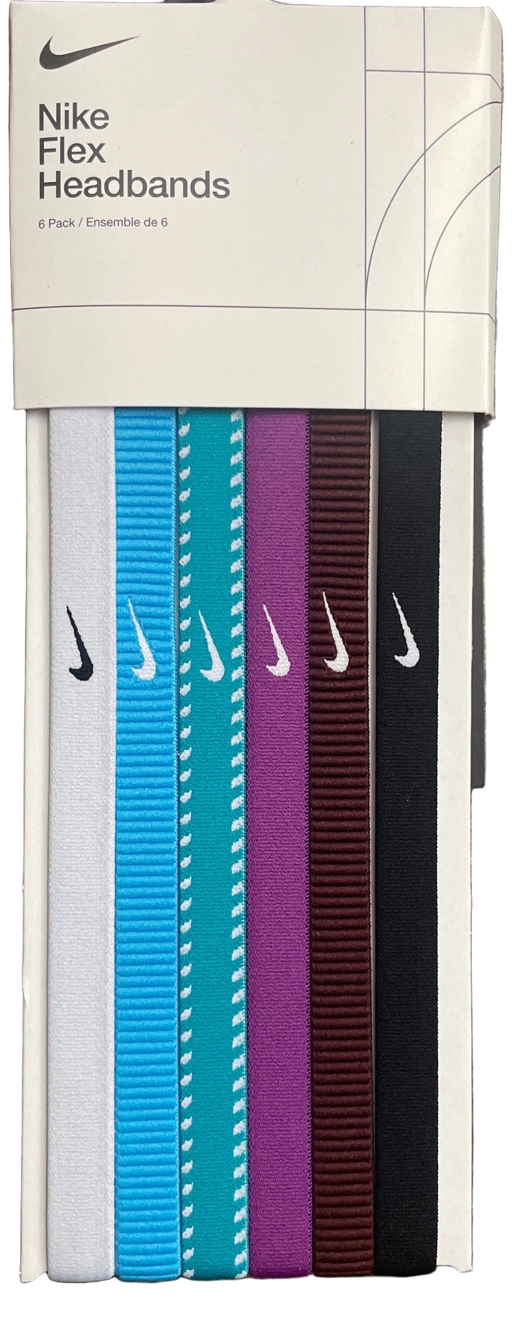 Nike Flex Headbands 6-Pack product image 2, provided for visual reference and product detail review