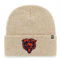 Chicago Bears '47 Khaki Brain Freeze Cuffed Knit Hat product image 1, provided for visual reference and product detail review