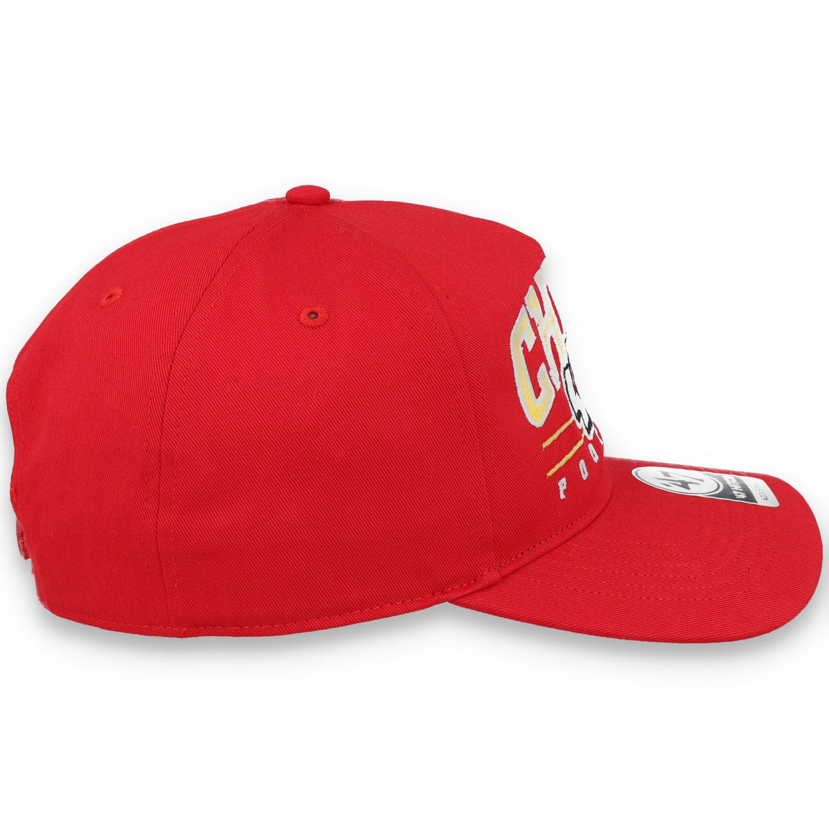 '47 Brand Kansas City Chiefs Script Basic Snapback Hat - Red product image 6, provided for visual reference and product