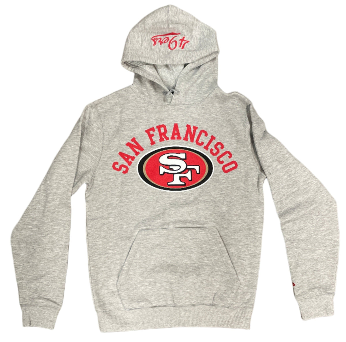 New Era San Francisco 49ers Hoodie -Gray product image 1, provided for visual reference and product detail review