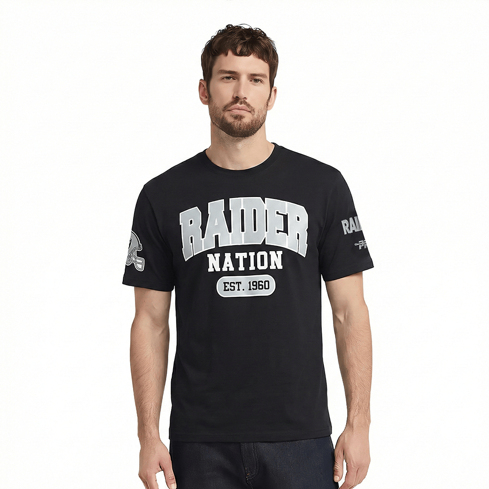 Pro Standard Men Las Vegas Raiders City Arch T-Shirt - Black product image 2, provided for visual reference and product