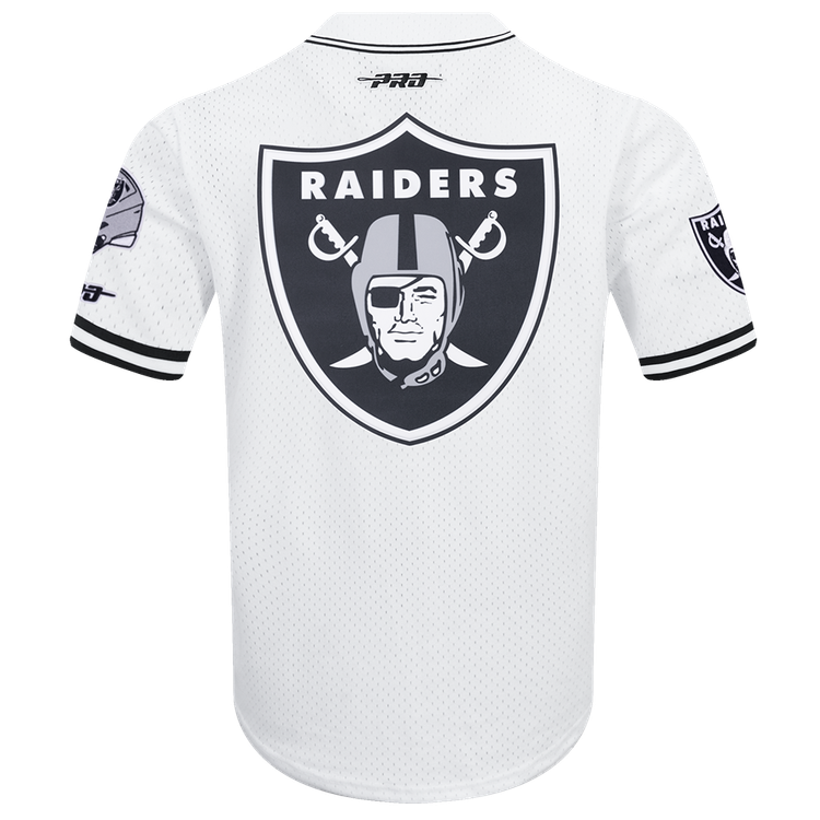 Pro Standard Men Las Vegas Raiders Fernando Mendoza #15 Classic Mesh - White/Black product image 2, provided for visual