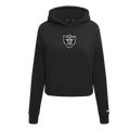 Pro Standard Women Las Vegas Raiders Wingspan FLC Cropped Hoodie product image 1, provided for visual reference and product