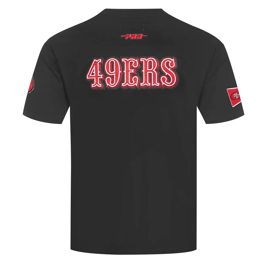 Pro Standard San Francisco 49ers Best OF Drop Shoulder T-Shirt-Black product image 2, provided for visual reference and
