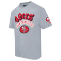 Pro Standard San Francisco 49ers Best OF Drop Shoulder T-Shirt-Heather Gray product image 1, provided for visual reference