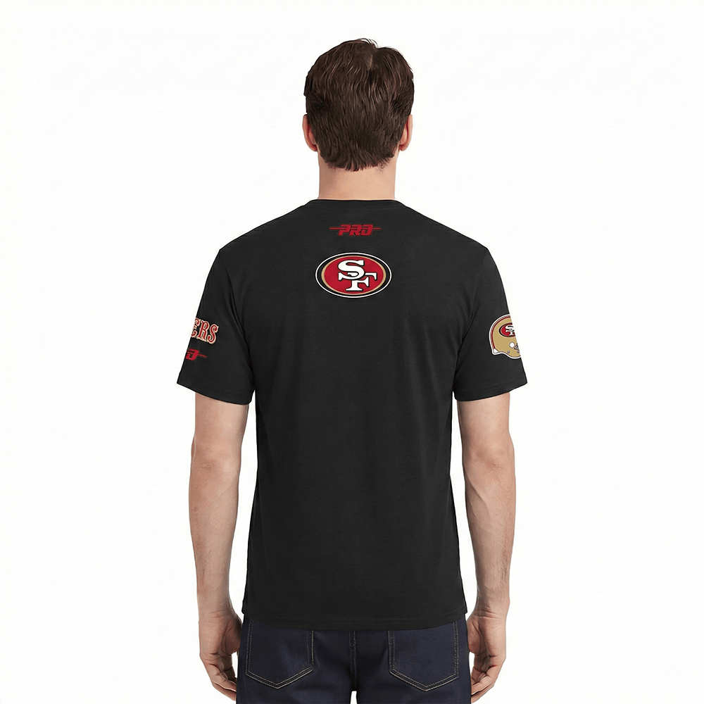 Pro Standard Men San Francisco 49ers City Arch T-Shirt - Black product image 3, provided for visual reference and product