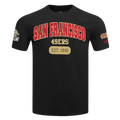 Pro Standard Men San Francisco 49ers City Arch T-Shirt - Black product image 1, provided for visual reference and product